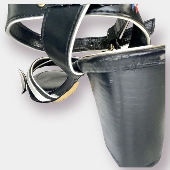 Tommy Hilfiger Block Heel Sandals T-Strap Ankle Straps Size 7.5 - Picture 12 of 12